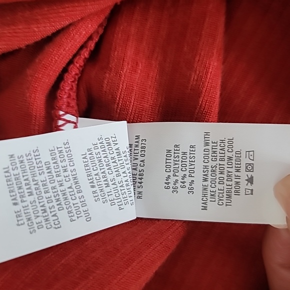 NWT Aerie Groove-On Rib Velour Flare Pant, Size XLarge, Color Cinnabar - Picture 10 of 11